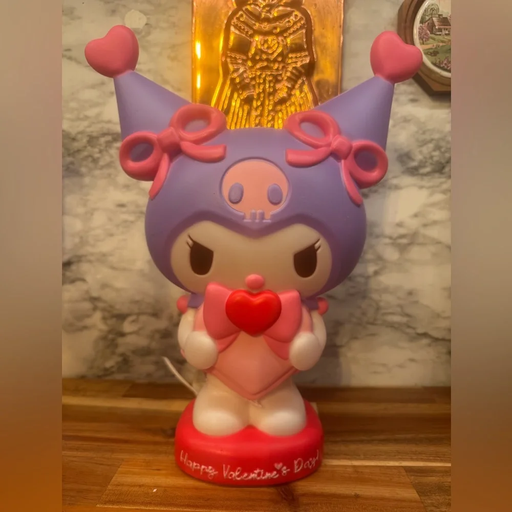Sanrio Red and Pink Kuromi Blow mold Collectible